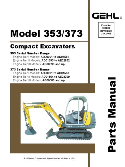 gehl 353 mini excavator parts|gehl 5635 parts diagram.